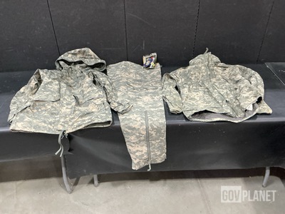 (25) Wet Weather Jackets, (7) Cold Weather Parkas & Assorted Items