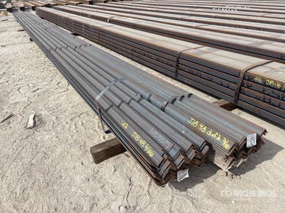 Quantity of (2) Bundles of 2 1/2 in x 2 1/2 in x 3/16 in A36/529-50 4.0T 40 ft Angle Iron