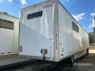 2015 Wabash DVCVHPC 53 ft x 102 in T/A Rimorchio furgonato
