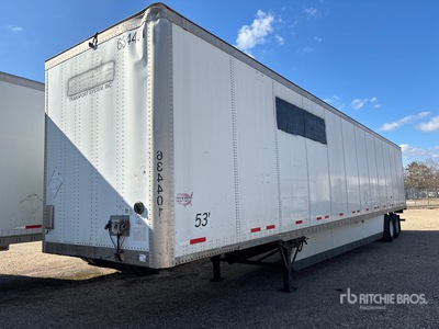 2015 Wabash DVCVHPC 53 ft x 102 in T/A Rimorchio furgonato