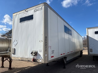 2015 Wabash DVCVHPC 53 ft x 102 in T/A Rimorchio furgonato