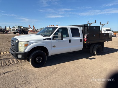 2015 Ford F-350 4x4 Crew Cab Camión Caja Abierta