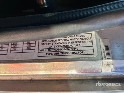 2009 Peterbilt 388 6x4 T/A Sleeper Truck Tractor