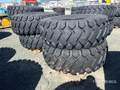 Quantity of (4) Bedrock 23.5x25 Tires (Unused)