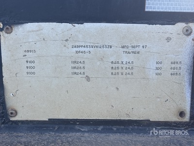 1997 Gerrys 45 ft Tri/A Flatbed Float Oilfield Trailer
