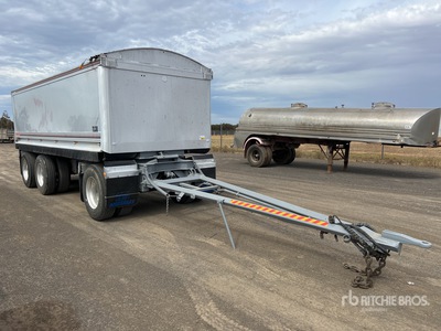 2013 Hercules 6.3 mm Dog مقطورة للتفريغ الخلفي