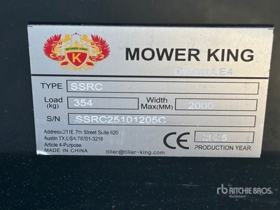 Mower King Skid Steer Brush Cutter