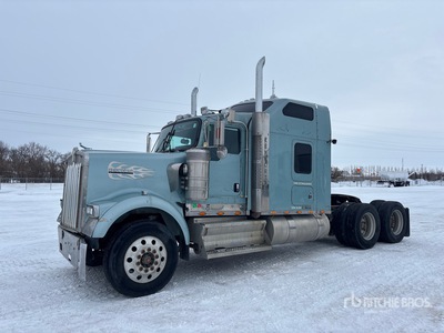 2009 Kenworth W900 6x4 3- Achs Sattelzugmaschine mit Schlafkabine