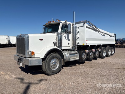 2001 Peterbilt 357 14x4 Simple 18 Five Axle Dump Truck
