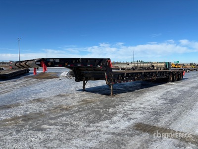 2008 Doepker 50 ton 55 ft Tri/A Folding Neck Trailer