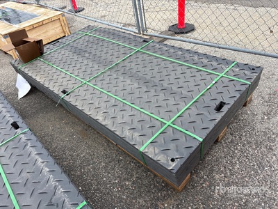 Quantity of (12) 2026 SKLP SK-LJB12 Polyethylene Sheet Ground Protection Mats Varios, tienda, almacen, consumidor (Unused)