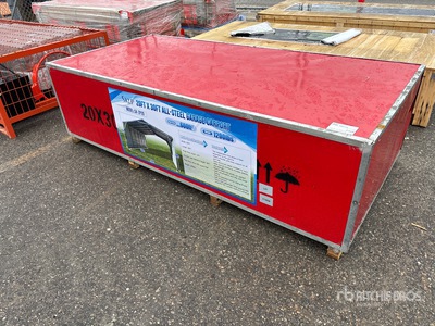 2026 SKLP SK-ZP20 All-Steel Garage Carport 20x30 Zelte und Zeltkomponenten (Unused)