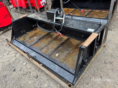 2026 GIYI GY-VB79 79 in Vibrating Godet de Criblage pour Chargeuse à Direction à Glissement (Unused)