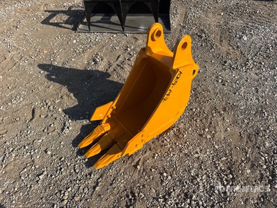2026 GIYI GY-BK 12 in Digging Excavator Bucket - Fits Cat 305 (Unused)
