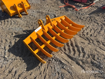 2026 GIYI 44 in Râteau d'excavatrice - Fits Cat 305 (Unused)