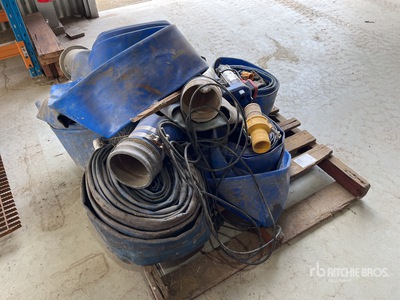 Miscellaneous Lengths of 6" Lay Flat & Various Fittings Tuyau