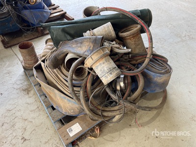 Miscellaneous Lengths of 6"Lay Flat, Various Fittings & Hose Tuyau
