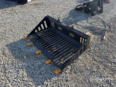 2026 GIYI GY-RB44 42 in Skeleton Mini Skid Steer Bucket (Unused)