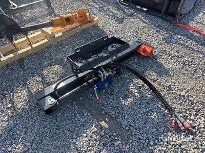 2026 GIYI GY-MLS59 Mini Skid Steer Log Splitter ملحقات معدة الحمل الصغيرة المجنزرة المتنوعة (Unused)