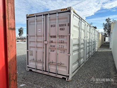 2026 40 ft High Cube Multi-Door Storage Container