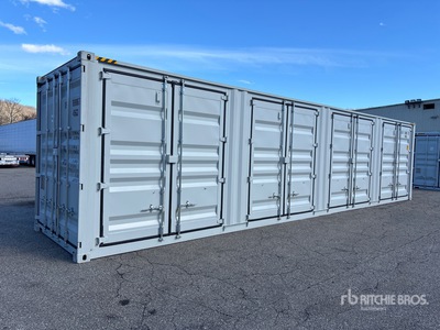 2025 40 ft High Cube Multi-Door Storage Container