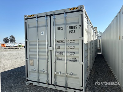 2025 40 ft High Cube Multi-Door Storage Container