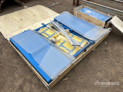 2025 BisonTek BT-X60 8000 lb Mid-Rise Scissor Vehicle Lift (Unused)