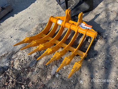 2026 GIYI 32 in Fit to cat 305 teeth Râteau d'excavatrice (Unused)