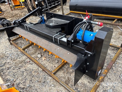 2026 GIYI GY-LPR71 71 in Skid Steer Power Rake ملحقات معدة الحمل الصغيرة المجنزرة المتنوعة (Unused)