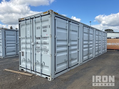 2026 40 ft Multi-Door Open-Sided 40 Ft One-Way High Cube Storage Container (Unused)