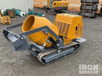 2026 SKLP SK-JBC400D Mini Tracked Portable Concrete Mixer (Unused)