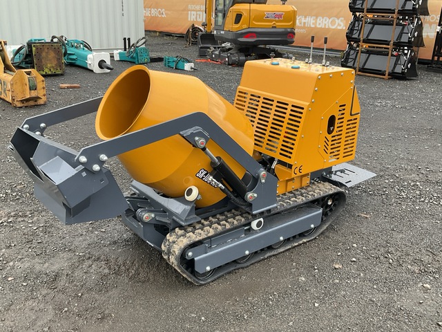 2026 SKLP SK-JBC400D Mini Tracked Portable Concrete Mixer (Unused)