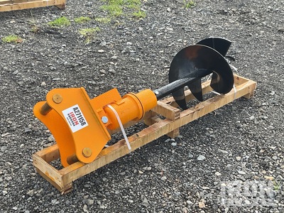 2026 GIYI 400 mm Q/C Auger - Fits CAT 305 Excavator (Unused)
