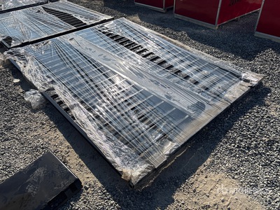 2026 SKLP SK-T20X 9 ft 6 in x 6 ft Wrought Iron Bi-Parting 20 ft Portail d'entrée (Unused)