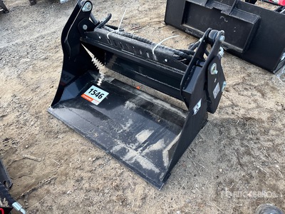 2026 GIYI GY-XKH39 39 in Mini 4 in 1 Bucket Skid Steer Bucket (Unused)