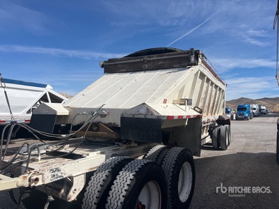 1984 Fruehauf 16 ft T/A Belly Dump Trailer