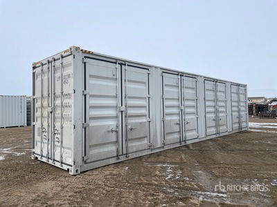 2026 40 ft High Cube Multi-Door Storage Container