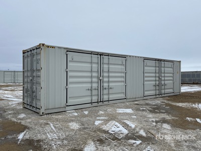 2025 40 ft High Cube Multi-Door Storage Container