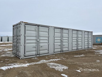2025 40 ft High Cube Multi-Door Storage Container