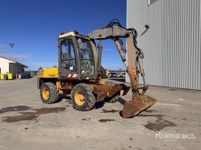 2001 Mecalac 12MX Pelle Sur Pneus Wheel Excavator
