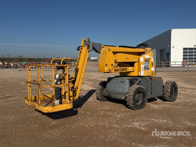 2016 Haulotte HA120PX 4WD Diesel Nacelle Articulee Articulating Boom Lift
