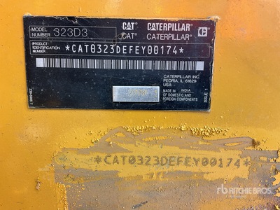 2018 Cat 323D3 Exavadora Hidraulica / Excavadora de Cadenas