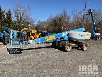 2016 Genie S-60X 4WD Diesel Telescopic Boom Lift