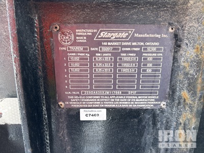 2018 Stargate 17 ft Tri/A Pup Pup Dump Trailer