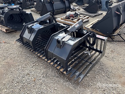 Stout 82 in Rock Skid Steer Grapple