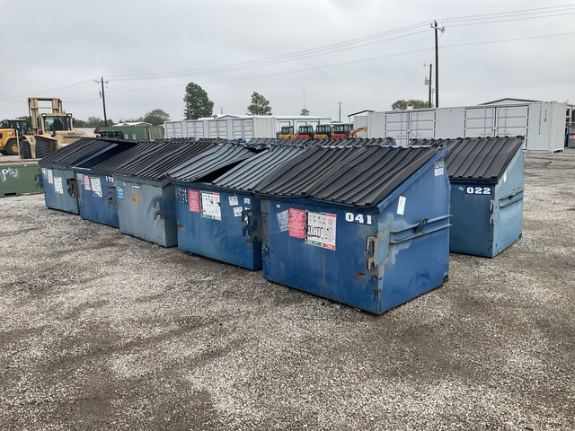 (10) Recycle Dumpsters (10) Recycle Dumpsters