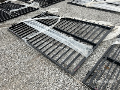 2026 SKLP SK-T20X 20 ft x 7 ft Wrought Iron Bi-Parting Driveway Gate (Unused)