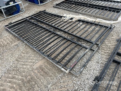 2026 SKLP SK-T20X 20 ft x 7 ft Wrought Iron Bi-Parting Driveway Gate (Unused)