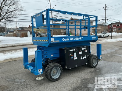 2022 Genie GS3369 RT Diesel 4x4 Scissor Lift