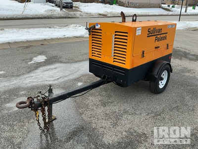 Sullivan Palatek D185P2JD 185 cfm Mobile ضاغط هوائي